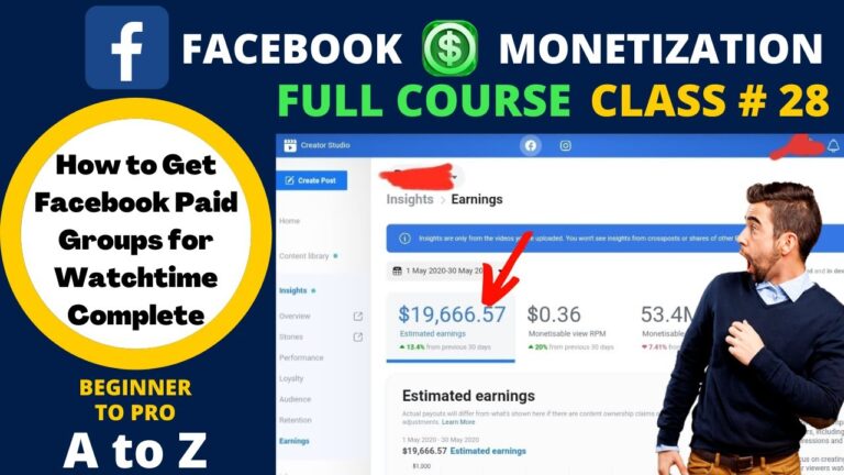 How to Get Facebook Paid Groups List 2022 Latest | Facebook Monetization Class-28 | by Furqan Khan