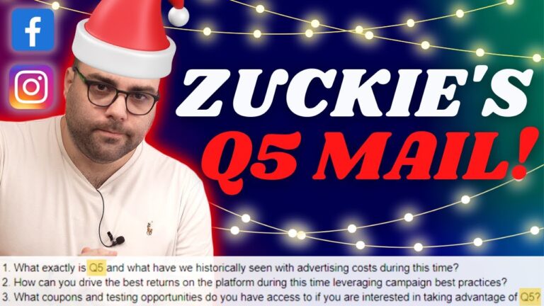 CHRISTMAS Facebook ADS and the Q5 CONCEPT!