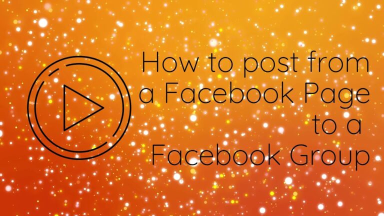 Posting in Facebook Groups from a Facebook Page using Vizzlie