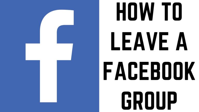 How to Leave a Facebook Group