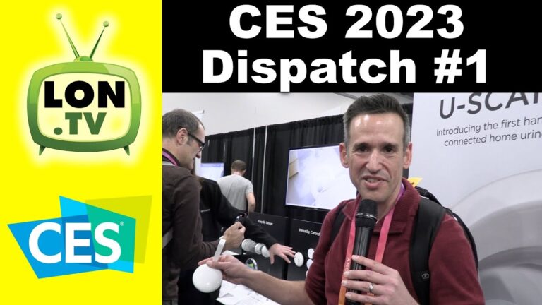 CES 2023 Dispatch #1 – Lots of Tech! Urine Trackers, Lightweight Laptops and more!