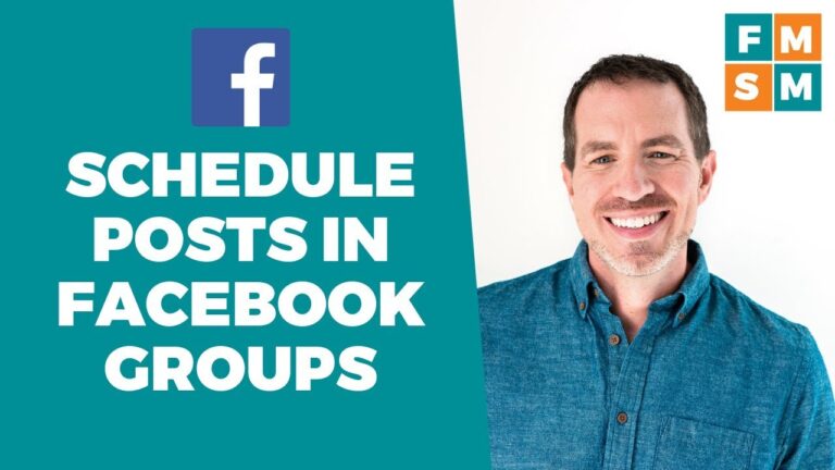 Schedule Posts In A Facebook Group