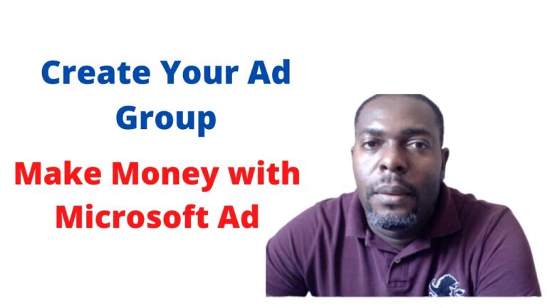 How to create an ad Group, Microsoft Advertising training .