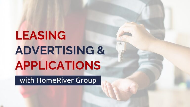 Leasing, Advertising, and Applications with HomeRiver Group