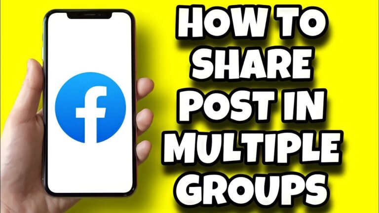 How To Share Post In Multiple Facebook Groups At Once (Easy)