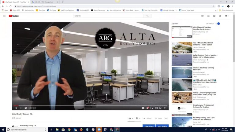 Advertising Real Estate on YouTube | Alta Realty Group Agent Training