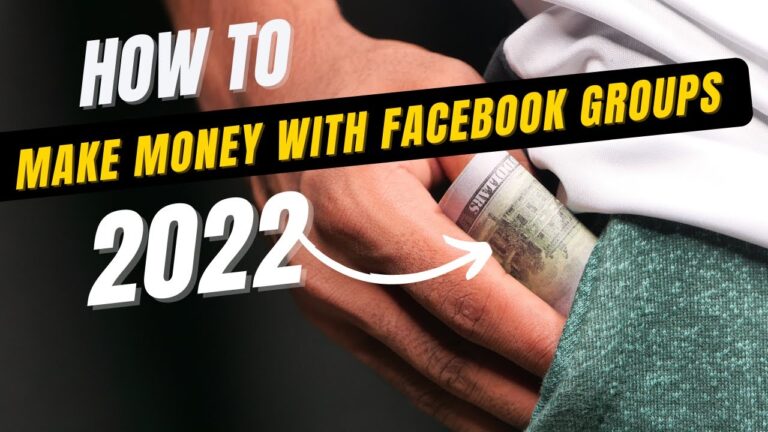Make Money With Facebook Groups in 2022 (5 Tips)
