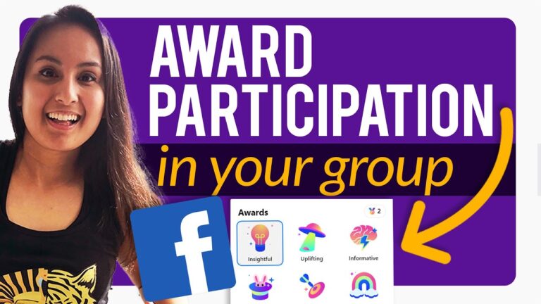 Facebook Group Awards for Comments | Great Way to Get Group Engagement!