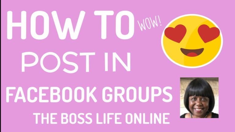 How to Post in Facebook Groups