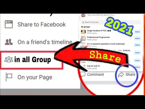 How to Share Post in all FACEBOOK Groups at One Click 2022 | Share Post in all fb Groups at once