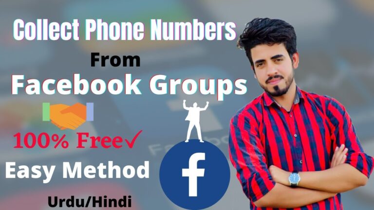 How to Extract phone numbers from Facebook groups- Get ,Collect, Scrape Numbers Hindi/Urdu