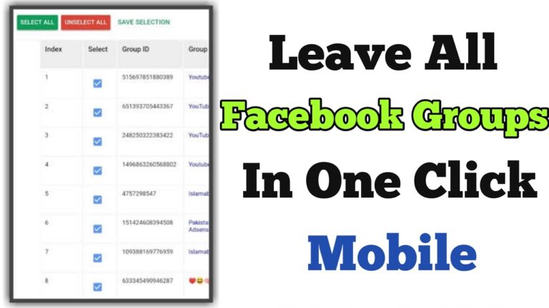 How to leave all groups on facebook in one click in 2022 || Delete all fb groups at once