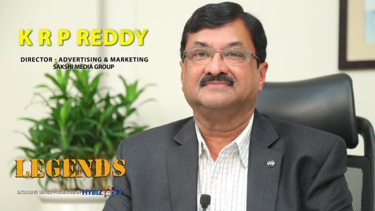 KRP Reddy Director of Advertising & Marketing Sakshi Media Group Exclusive Interview | Hybiz Legends