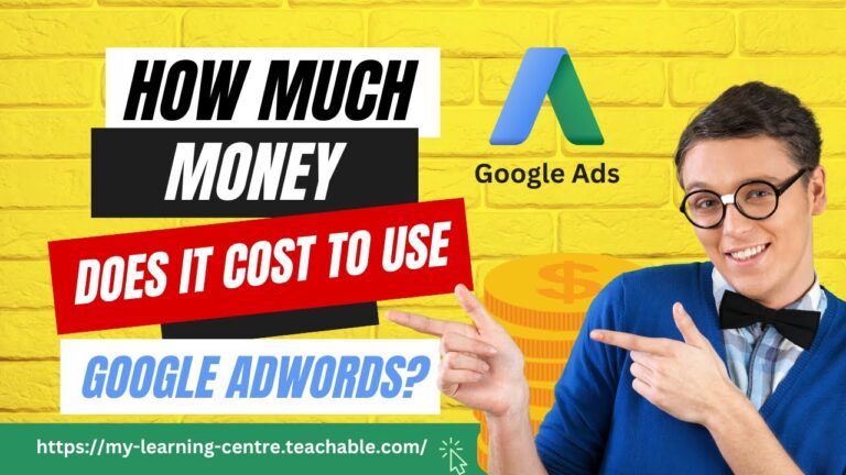 How Much Does it Cost to Use Google ADs – How Much Money Does It Cost to Use Google AdWords?