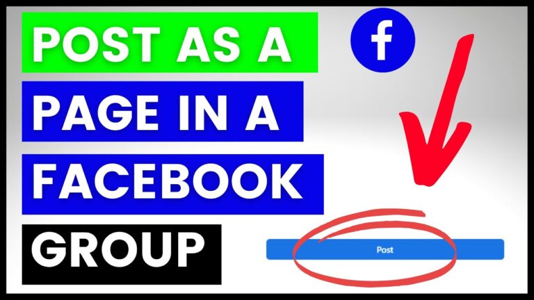 How To Post As A Page In A Facebook Group? [in 2022]