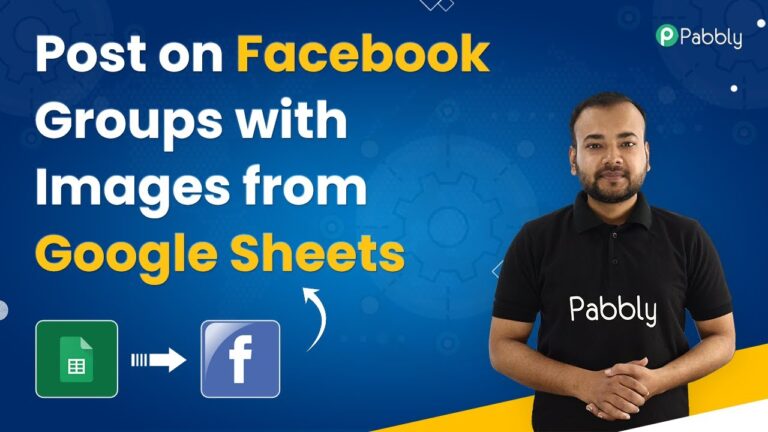 Google Sheets to Facebook Groups- Create Facebook Group Posts from Google Sheets Automatically