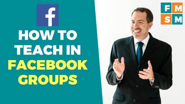 How To Teach In Facebook Groups