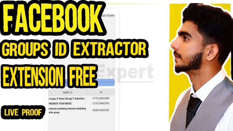 Facebook groups Extractor || Extract premium groups | FREE EXTENSION EXTRACT GROUP IDS FROM ANY POST