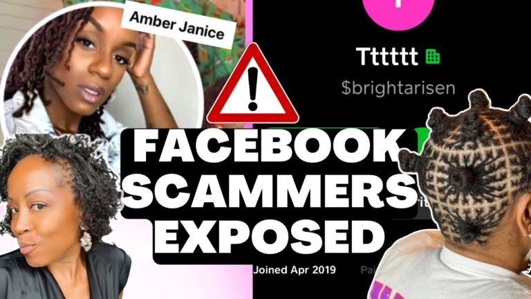 I Scammed a Facebook Scammer in the Sisterlocks / Microlocs Groups