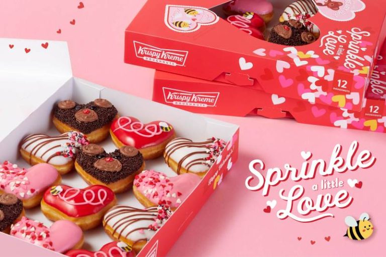 Sprinkle Love with Krispy Kreme Valentine’s Doughnuts