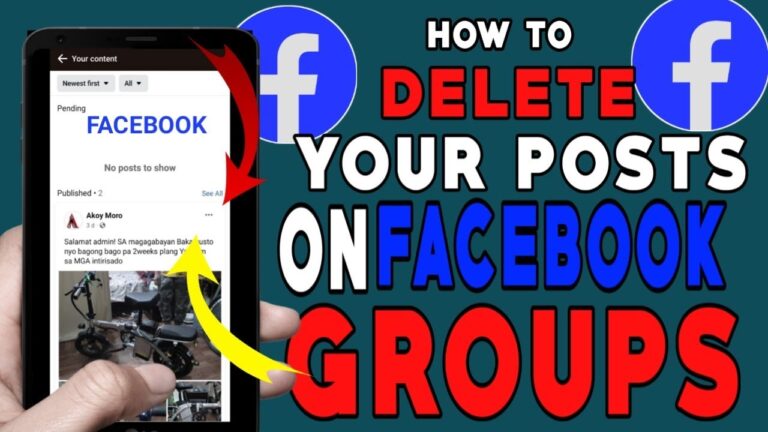 How to delete post on the Facebook groups| paano e delet ANG post SA groups SA fb